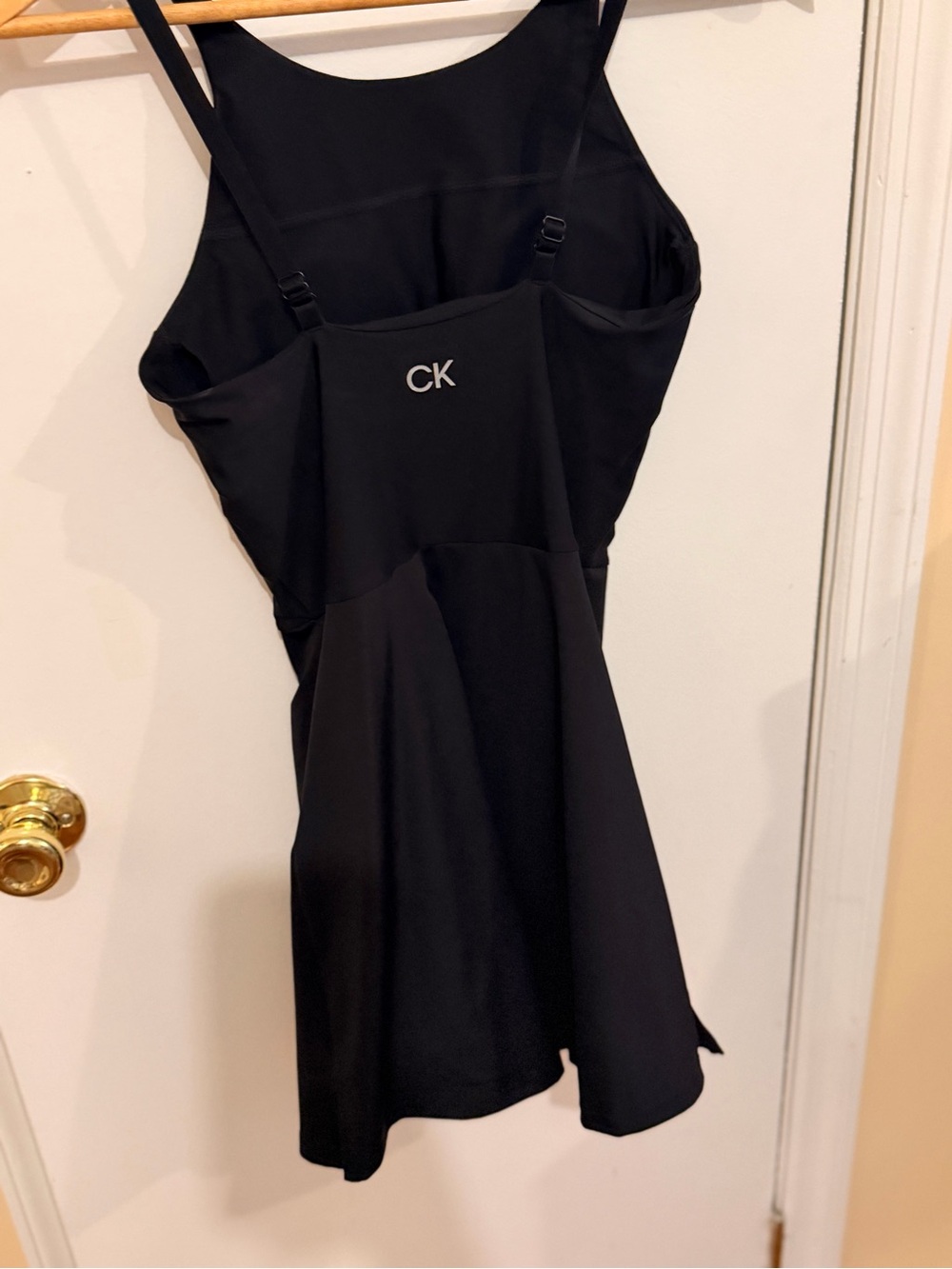 Calvin Klein Performance Womens Exercise Dress Black Size XS